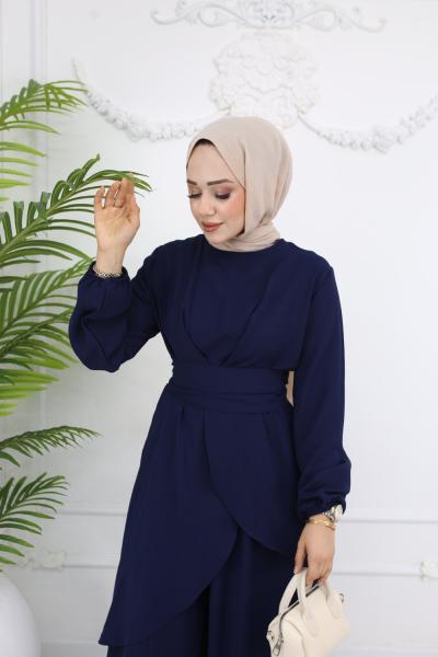 Asrimetrik Takım Lacivert