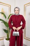 Asrimetrik Takım Bordo