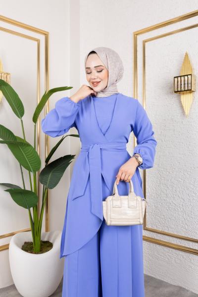 Asrimetrik Takım Bebe Mavisi