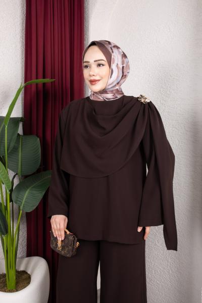 beyza takım Siyah Kahverengi