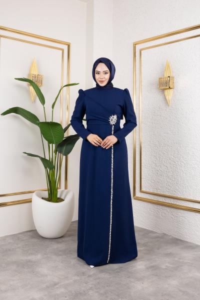 Güneş Abiye Lacivert