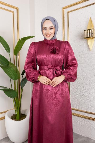 Jakaar Elbise Bordo