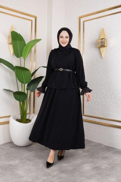 Sena etekli takım  Siyah